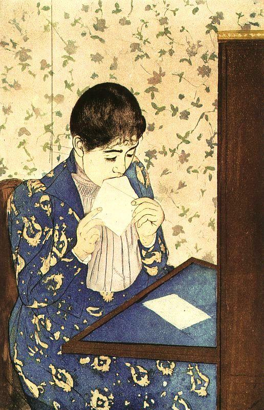 Mary Cassatt The Letter China oil painting art